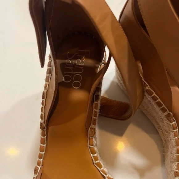 New Franco Sarto Callia Wedge Sandal espadrille Sz 8M - Picture 4 of 6